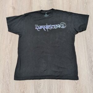 Evanescence Band 2022 Tour Tee Mens XL Black Graphic Logo Short Sleeve T-Shirt